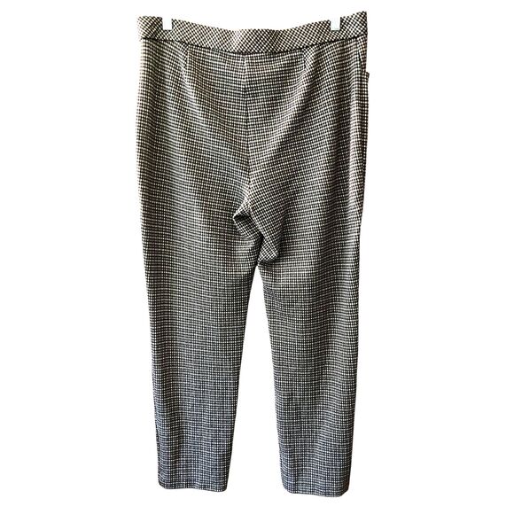 J. Jill check plaid pull on slim leg cut ponte pants - Picture 2 of 10